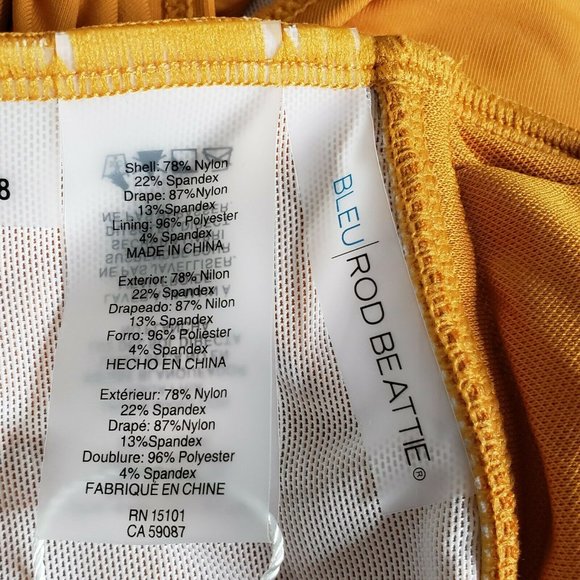 Bleu by Rod Beattie Womens One piece Swimsuit Size 8 NWT - Picture 7 of 10